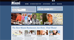 Desktop Screenshot of miamibusinesslistings.com